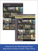 Classics for the Developing Pianist Repertoire & Study Guide Value Pack piano sheet music cover